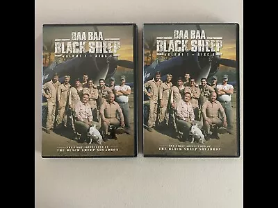 Baa Baa Black Sheep Volume 1 Disk 1 & 2 In Separate Boxes (DVD) LIKE NEW • $14.95