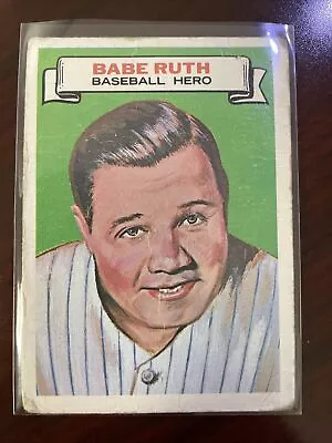 1967 Topps  Babe Ruth  # 12 Who Am I? • $42