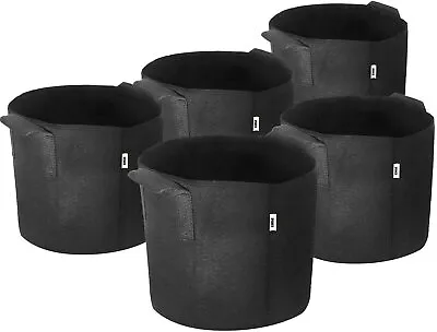 IPower Plant Grow Bags Thickened Nonwoven Aeration Fabric Pots Durable Container • $26.99