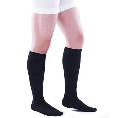 Unisex Medical Compression Socks Support Flight Travel Nurses Surgical Stockings • £25.90