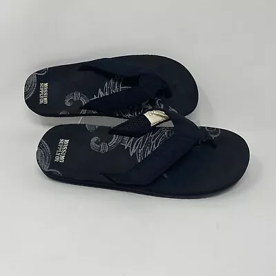 Men's Mossimo Flip Flops Size 10 Black Sandals • $14