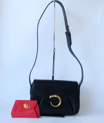 $539 • Buy Authentic Cartier Panthere Leather Shoulder Bag Crossbody #20120