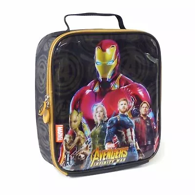 New Official Marvel Avengers Infinity War Iron Man School Lunch Insulated Bag • £4.95