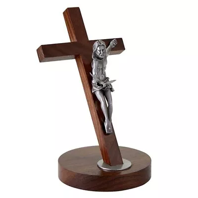 Gifts Of The Holy Spirit Wooden Standing Crucifix Cross For Home Or Church8 In • $99.88