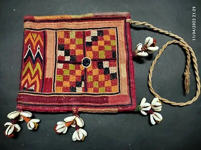 Indian Antique Vintage Banjara Gujarati Rabari Handmade Kutchi Boho Pouch Bag 02 • $47.50