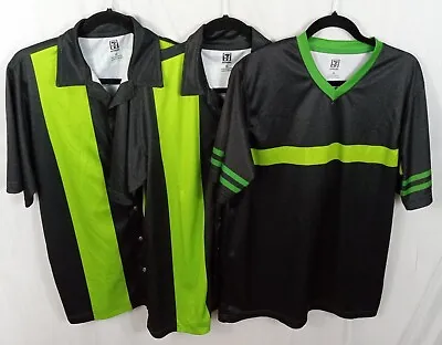 7 Eleven Work Uniform LOT OF 3! 2 Button Shirts 1 T-shirt Men Medium READ DIS • $25.50