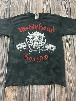 Motörhead Vintage Liquid Blue Tag T Shirt Mens Medium Iron Fist Pattern  • $49.99