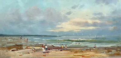 Beach ViewOceanOriginal Oil Painting By Jason   122 X 61 Cm • $399.99