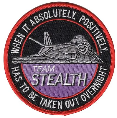 Lockheed F-117 Nighthawk Stealth Fighter Team Patch • $16.71