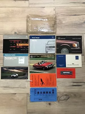 1987 Mercedes-Benz 560SL Owners Manual Set Complete Set All Original Item B-6750 • $757.72