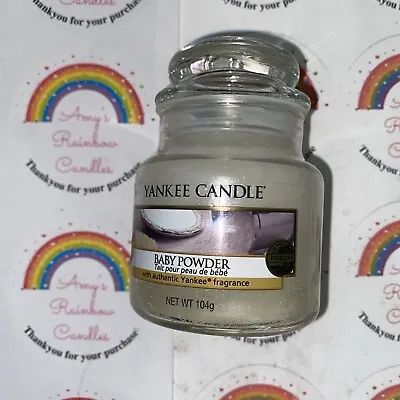 YANKEE CANDLE Small Jar Baby Powder 104g • £13