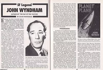 John Wyndham. Author Of The Day Of The Triffids. This Is An Original Article Sep • £11.49