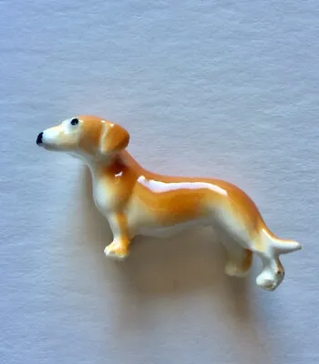 Vintage Miniature Collectible Dog Dachshund Figurine • $10