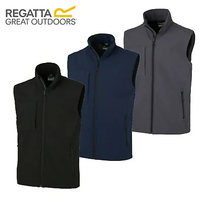 £29.99 • Buy Mens Regatta Octagon 3 Layer Golf Softshell Bodywarmer Vest Gilet Jacket RRP £50