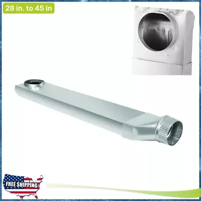 Adjustable Space Saver Aluminum Dryer Vent Duct With Straight Outlet 28 - 45  • $29.75