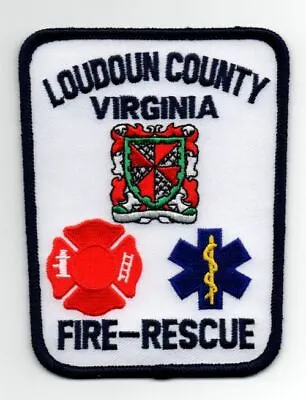 Virginia Va Loudoun County Fire Rescue Nice Shoulder Patch Police Sheriff • $4.99