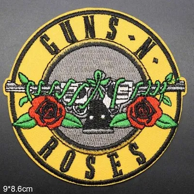£3.20 • Buy Guns N Roses Iron On Sew Embroidered Patch Collectable Rock Metal Band Music