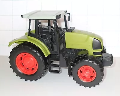 Toy Tractor John Deere Style With Cabin Green 1:18 Scale DICKIE TOYS 2012 VGC • $23.30