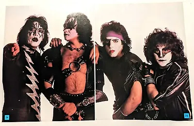 Kiss / Eric Carr / Ace Frehley / Makeup Magazine Centerfold Pinup Poster (13) • £14.24