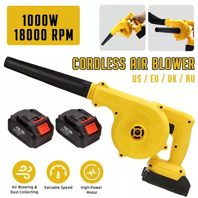 48V Electric Cordless Leaf Blower Yard Lawn Dust/Leaf Blowing Vacuum Cleaning • $38.94