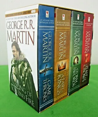 A Song Of Ice And Fire Box Set By George R.r. Martin -4 Pb Game Of Thrones- 2011 • $19.99