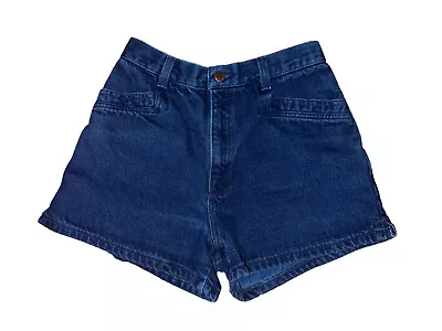 Vintage Bonjour Shorts High Waist Mom Blue Denim Jean Womens 9/10 Juniors • $17.50