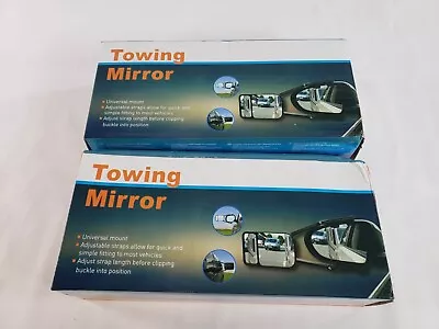 2 Pack Fitepro Towing Mirror Extensions Clip-on Universal Tow Mirrors • $24.56