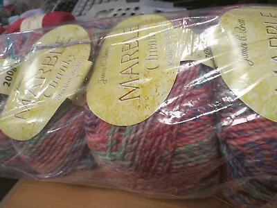 James C Brett  Marble Chunky Knitting Wool Yarn 5x200g - MC106 • £40