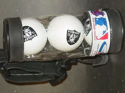 NFL Oakland Raiders 3 Golf Ball Set New • $9.97