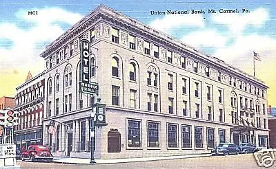 Mt. CarmelPA. The Union National Bank • $3.33