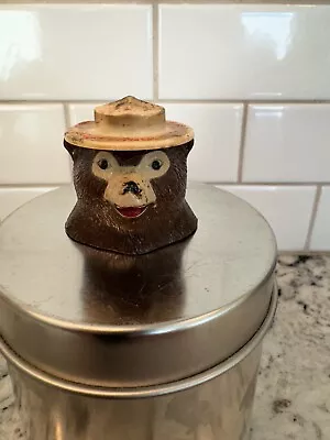 Vintage 1960s Smokey The Bear Says Snuffit Prevent Forest Fires Car Ash Tray • $36