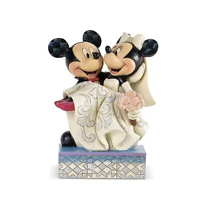 Disney Traditions By Jim Shore Mickey And Minnie Mouse Cake Topper Stone Resi... • $113.72