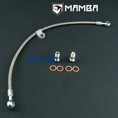 MAMBA Turbo Oil Feed Line Kit Saab 2.8L 9-3 9-4X 9-5 V6 2.8L TD04HL 12634817 • $66