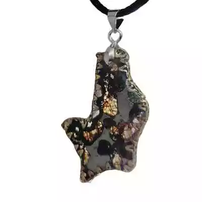 Brenham Pallasite Meteorite Pendant Jewelry - From Usa QB319 • $59