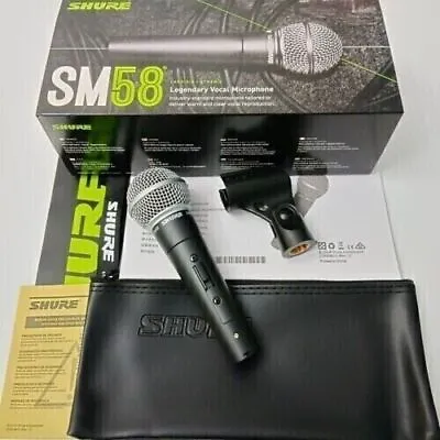 For Shure SM58S Dynamic Vocal Microphone With On/Off Switch UK - • £29.96