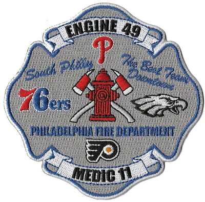 $6.95 • Buy Philadelphia Engine 49 South Philly Sixers Flyers Eagles Philly NEW Fire Patch