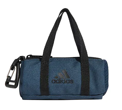 $14.31 • Buy Adidas Tiny Duffle Bag Mini Bag Pouch Keyring Casual Travel Bags Navy GL0879