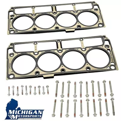 LS3 Head Gaskets With 2005+ Head Bolt Kit Fits 6.0L 6.2L L99 L96 L76 LQ4 L92 LY6 • $119.99