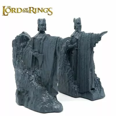 2x Argonath Statue Bookends The Lord Of The Rings Hobbit Bookshelf Holder Decor • $28.99