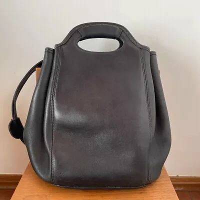 Coach Vintage 9994 Drawstring Backpack Bucket Bag Black • $169.99