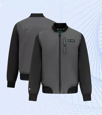 Mercedes AMG Petronas Formula One Team - Sz XS Bomber Women Jacket In Grey/Black • $55.95