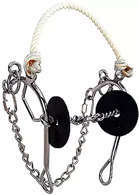 Josey Million Dollar Bit For Horse - 3-Piece Twisted Wire Dog Bone Snaffle Mouth • $90.99