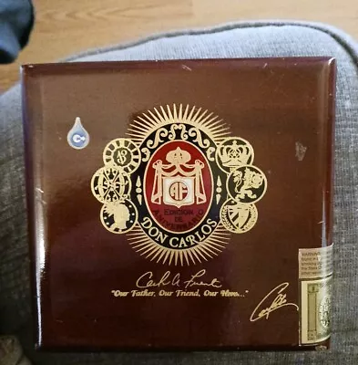 Arturo Fuente Don Carlos Robusto Empty Wooden Cigar Box. Vg Cond. 6bx • $8