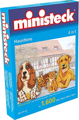 Ministeck Pixel Puzzle (31326): Pets (4in1) 1600 Pieces • $14.95