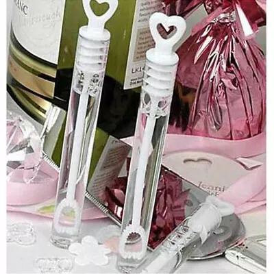 $5.68 • Buy 12x Love Heart Wand Tube Bubbles Soap Bottle Confetti Wedding Favour Party Decor