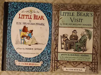 Lot Of 2: I Can Read Books By Minarik & Sendak Little Bear & Little Bear's Visit • $5.99