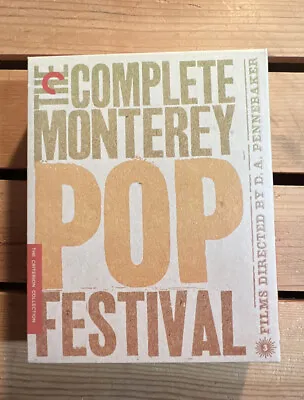 The Complete Monterey Pop Festival (Blu-ray Disc 2009 2-Disc Set Criterion... • $29.99