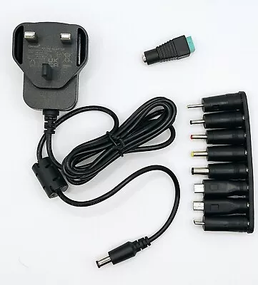 5V 3A Switching Power Supply Adapter AC 100V-240V To DC 5V With 9 Adapter Plugs • £9.50