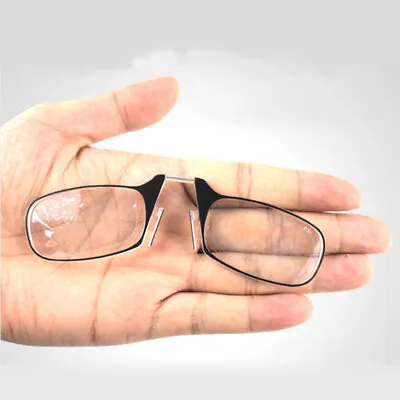 $9.99 • Buy Ultra Thin Reading Glasses Nose Clip Optics Presbyopic  +1.0 +1.5 +2.0 +2.5 +3.0