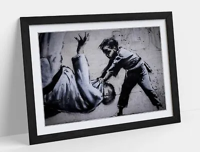 Banksy Ukraine Judoka Putin Boy -framed Wall Art Poster Print 4 Sizes • £14.99